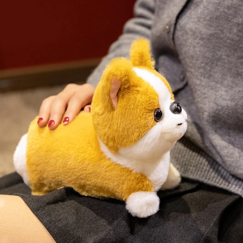 Lifelike Corgi Plush