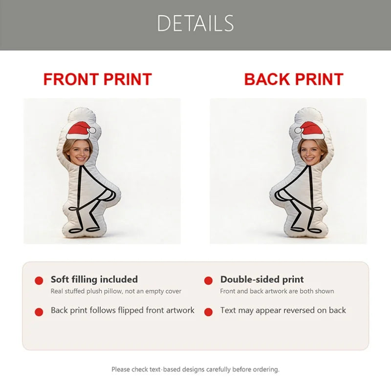 Custom Personalized Christmas Funny Plush