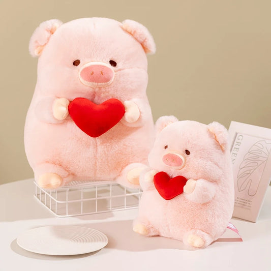 Love Heart Pig Plush