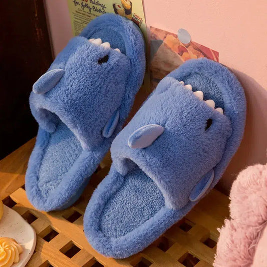 Fluffy Shark Slippers