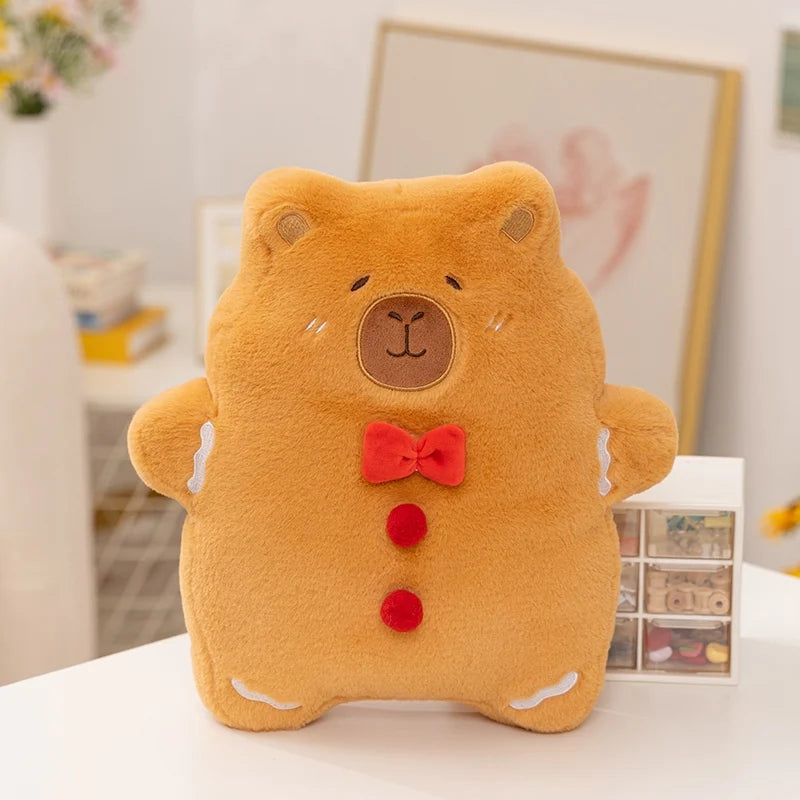Capybara Gingerbread Cookie Christmas Plush