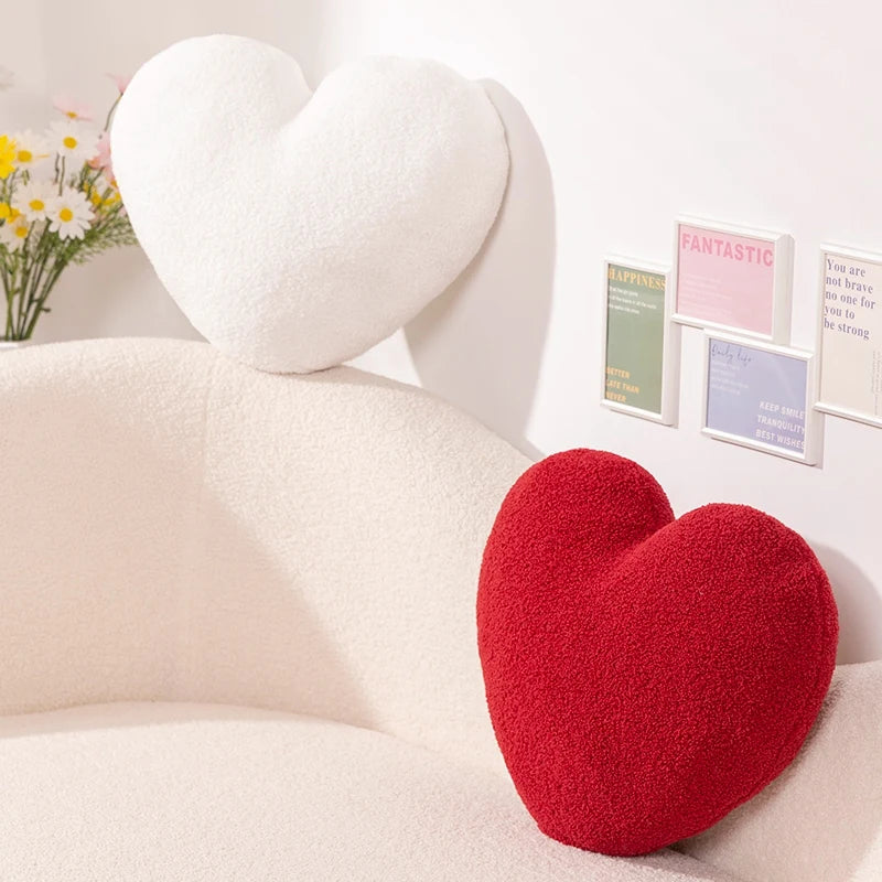 Love Heart Shape Throw Pillow Plush