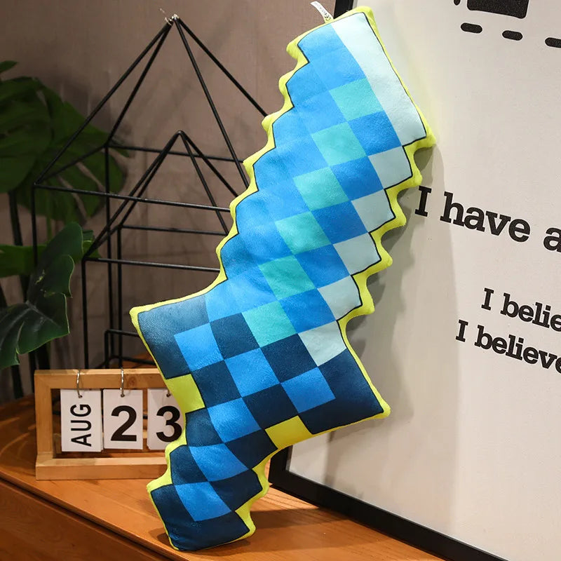 Pixel Gaming Sword Axe Pickaxe Shovel Plush