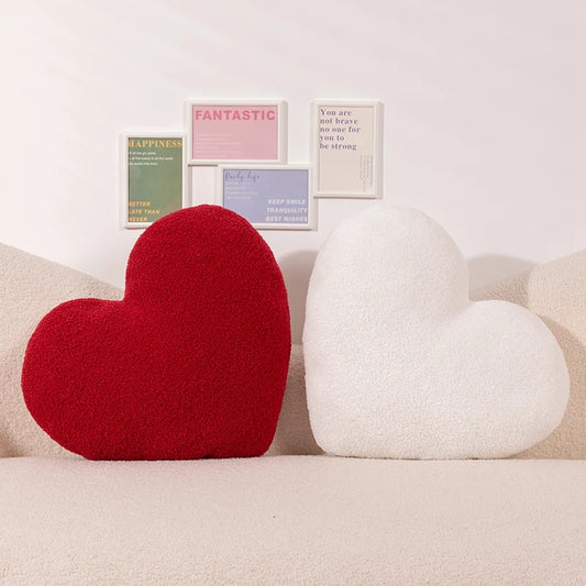 Love Heart Shape Throw Pillow Plush