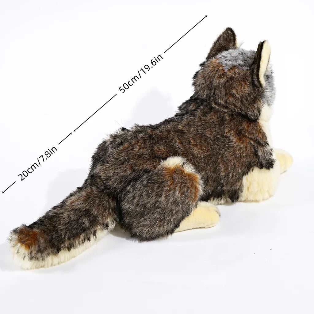 Realistic Wolf Plush