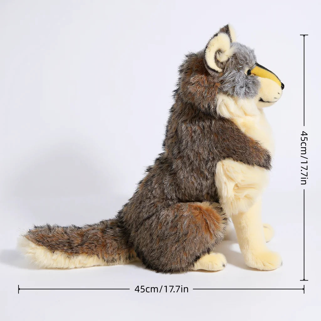 Realistic Wolf Plush