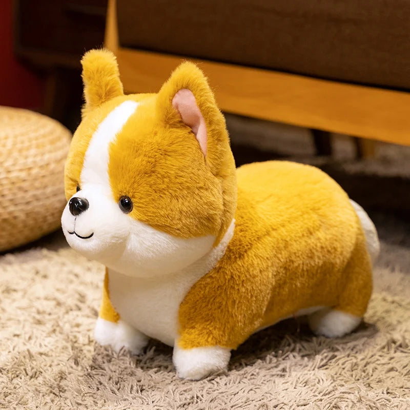 Lifelike Corgi Plush
