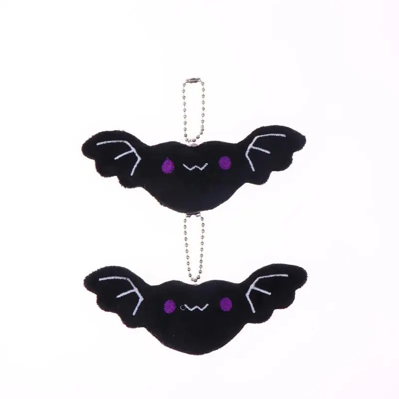 2pcs Halloween Cute Bat Pendant Keychain