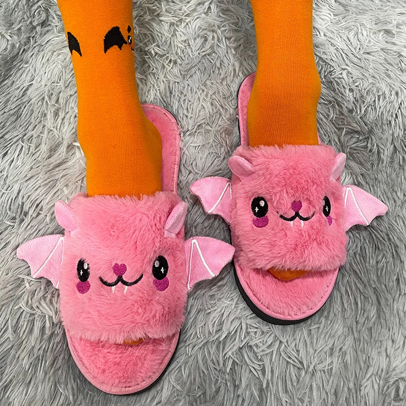 Halloween Bat Slippers