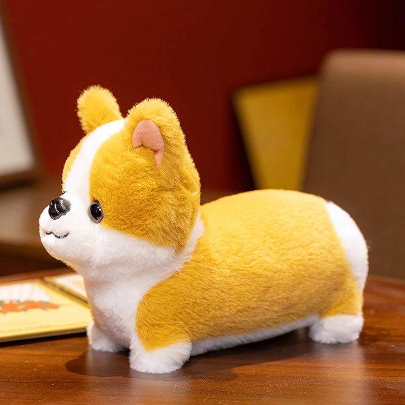 Lifelike Corgi Plush