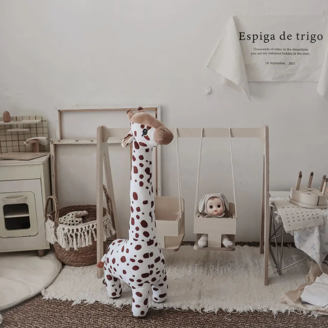 Brown Baby Giraffe Plush