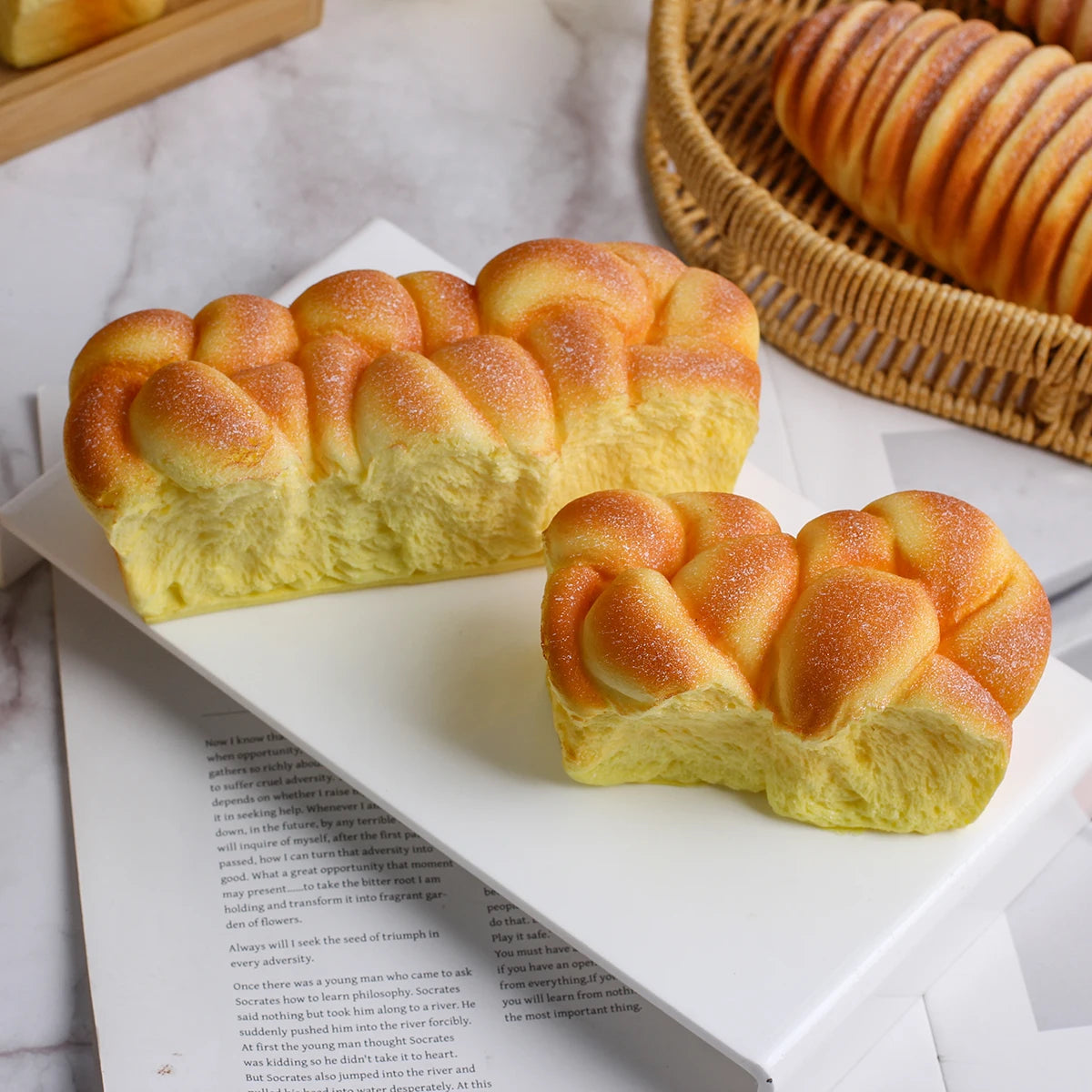 Bread Loaf Squishy Stress Reliever Toy