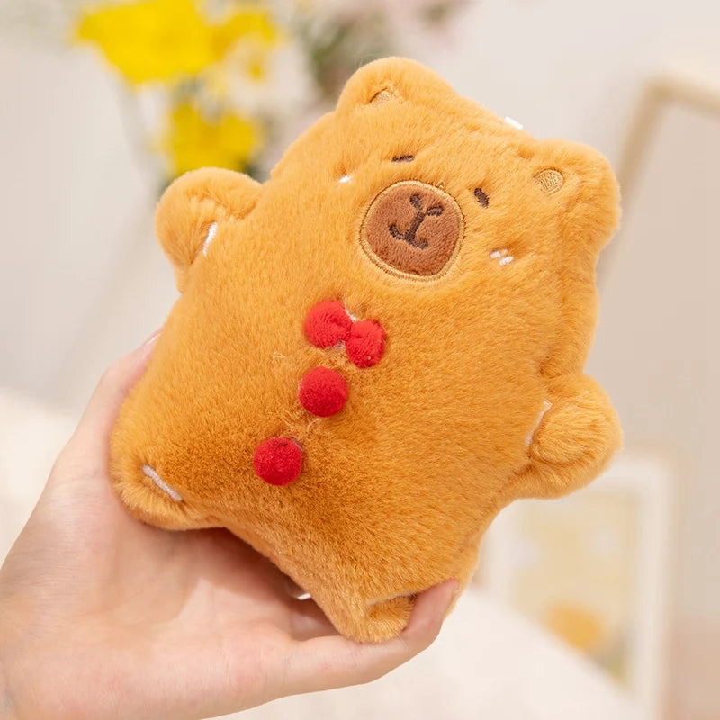 Capybara Gingerbread Cookie Christmas Plush