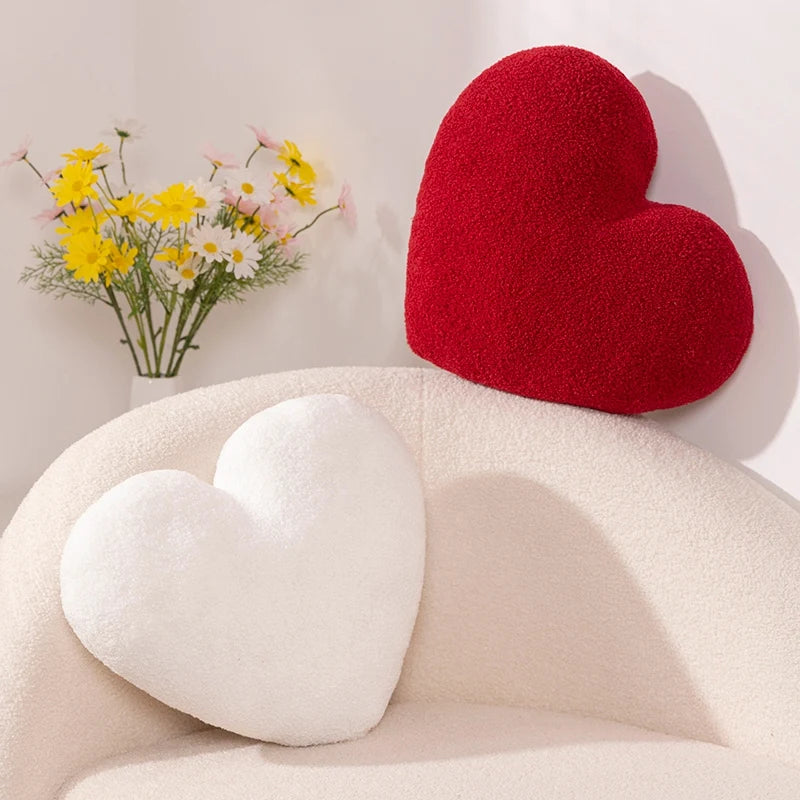Love Heart Shape Throw Pillow Plush