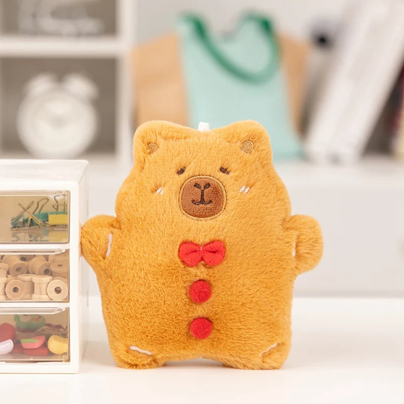 Capybara Gingerbread Cookie Christmas Plush