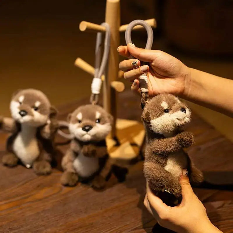 Otter Keychain Plush