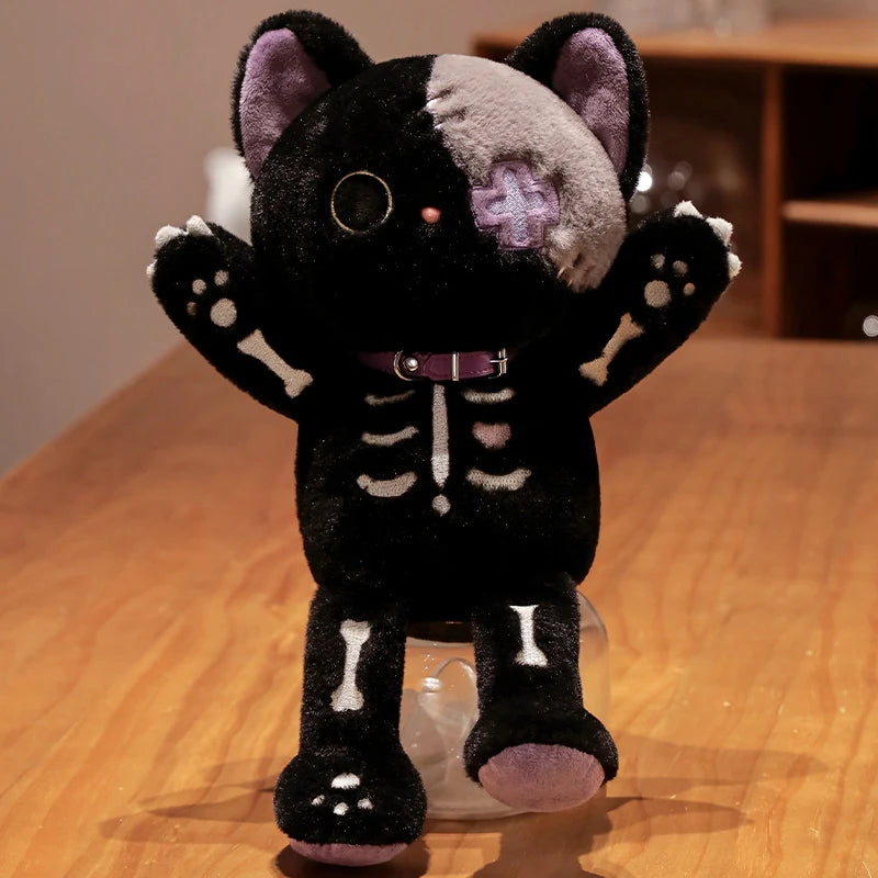 Halloween Gothic Goth Cat Plush