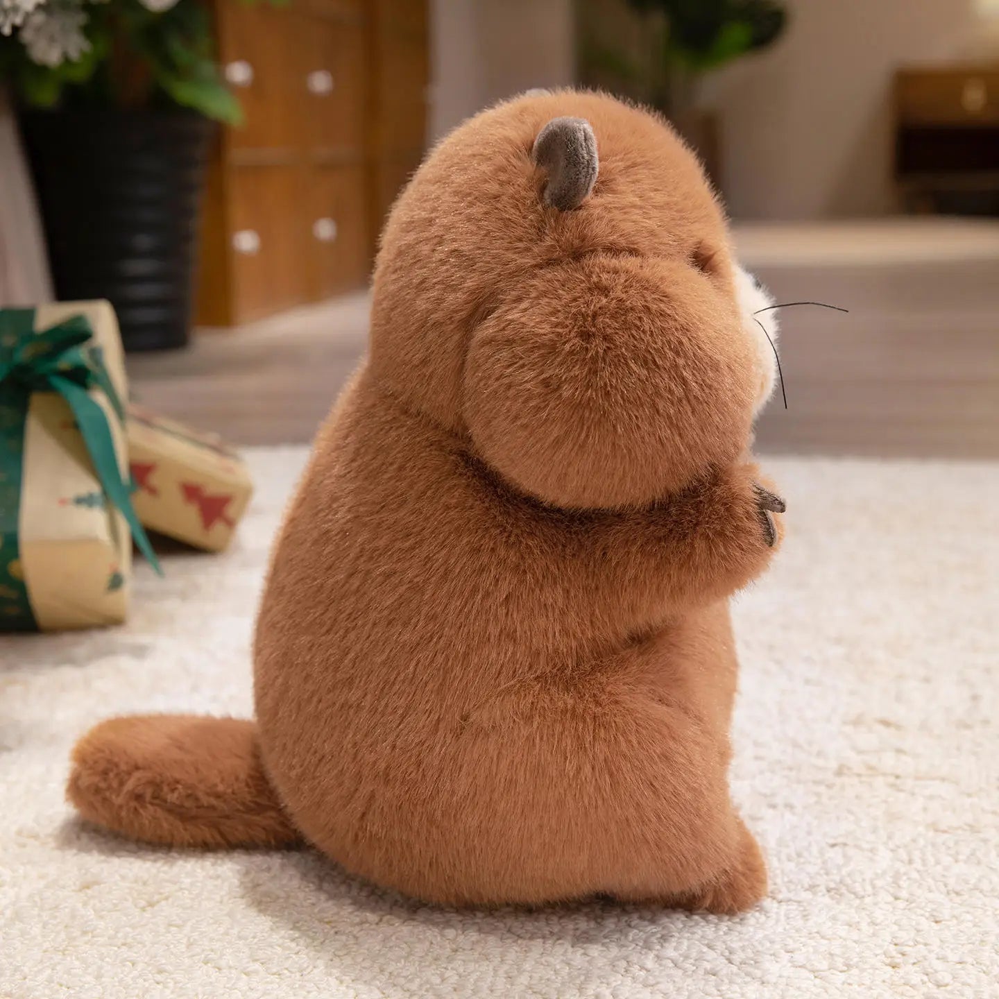 Sitting Beaver Plush