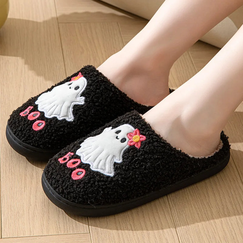 Boo Halloween Slippers