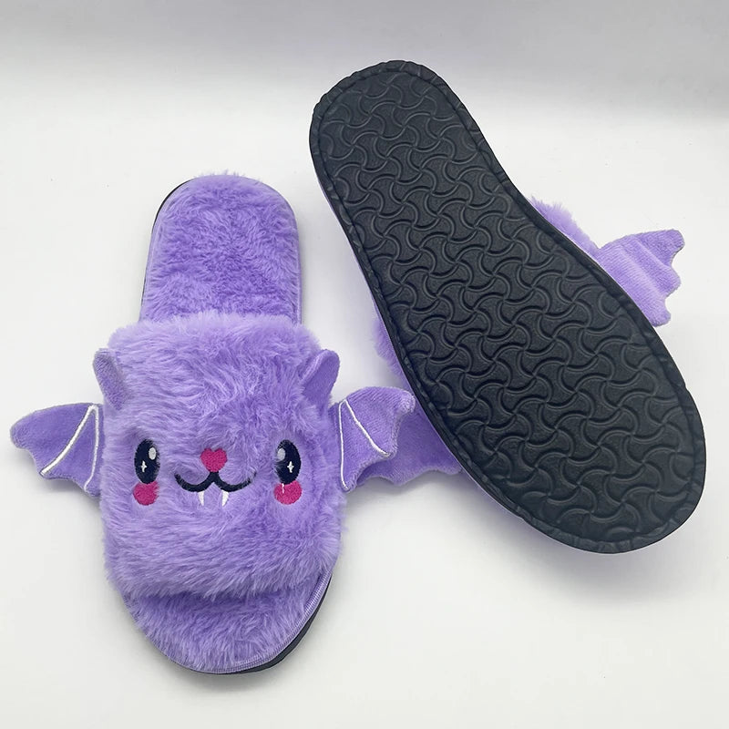 Halloween Bat Slippers