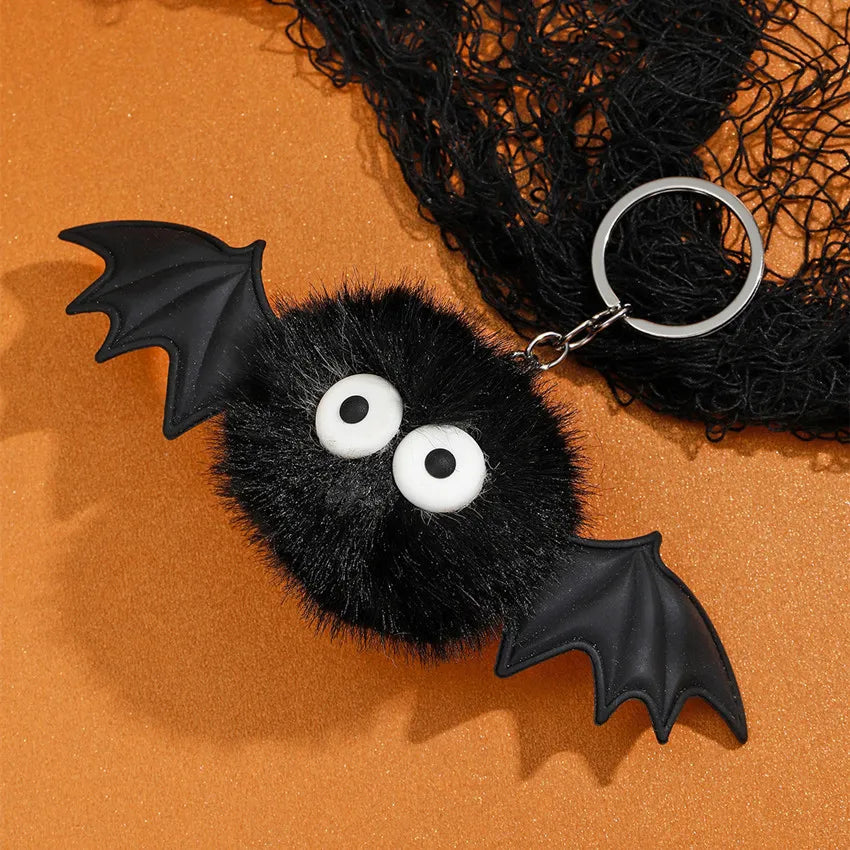 Halloween Bat Soot Sprite Keychain Plush