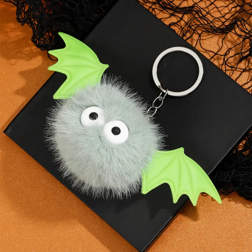 Halloween Bat Soot Sprite Keychain Plush