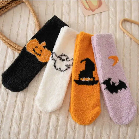 Halloween Fluffy Socks