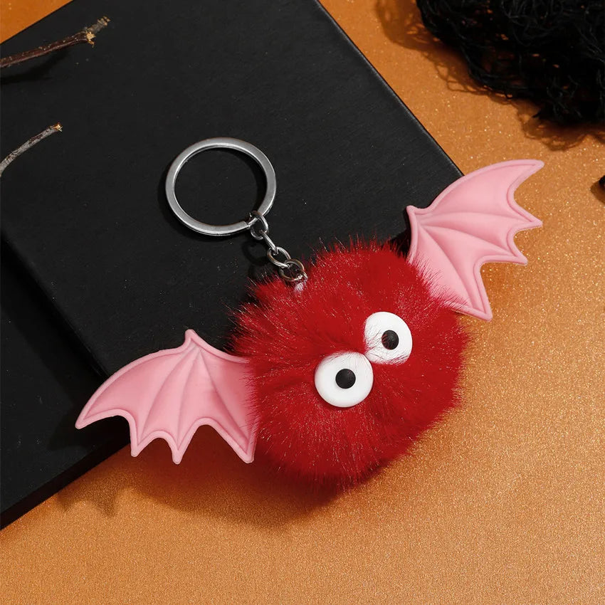 Halloween Bat Soot Sprite Keychain Plush