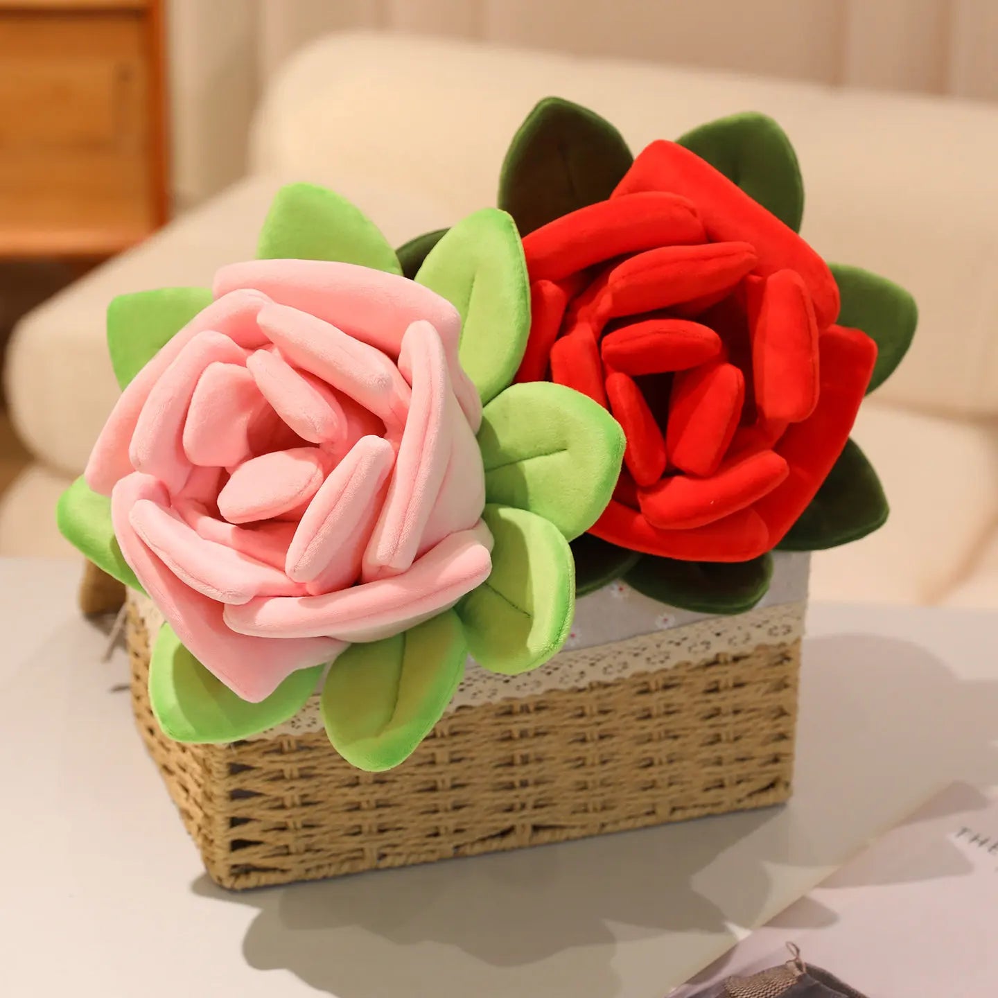 Rose Flower Plush