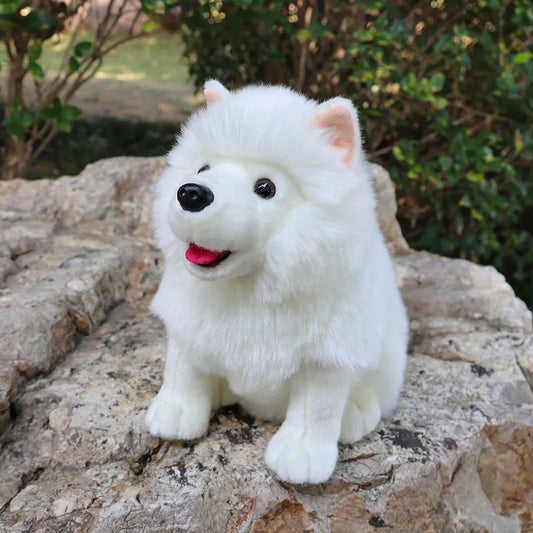 Lifelike Samoyed Push
