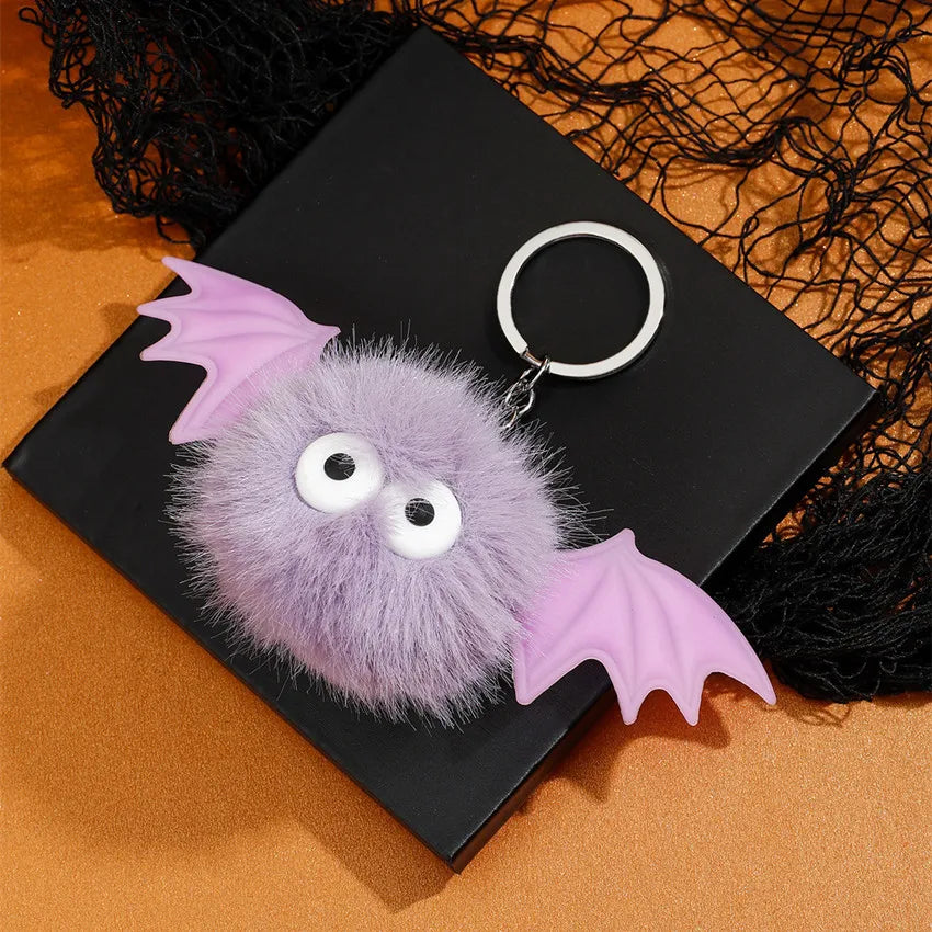 Halloween Bat Soot Sprite Keychain Plush