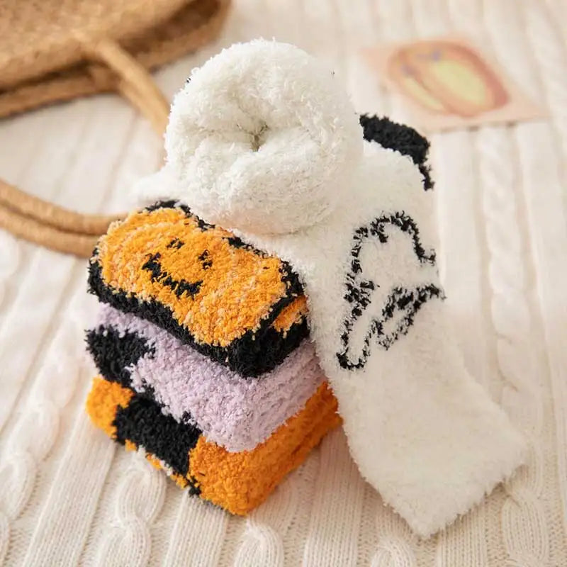 Halloween Fluffy Socks