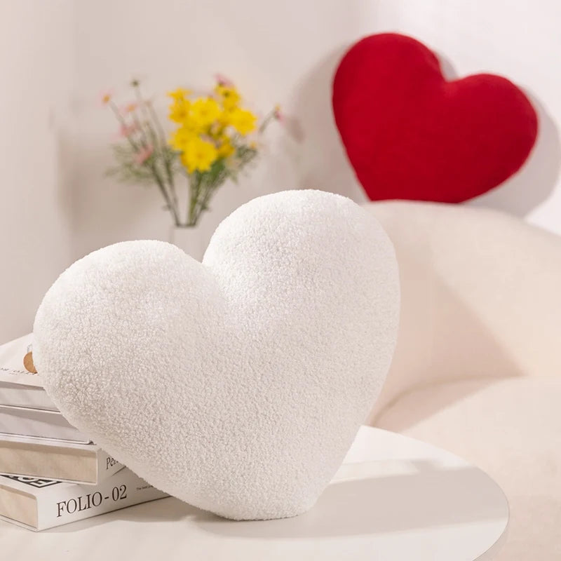 Love Heart Shape Throw Pillow Plush