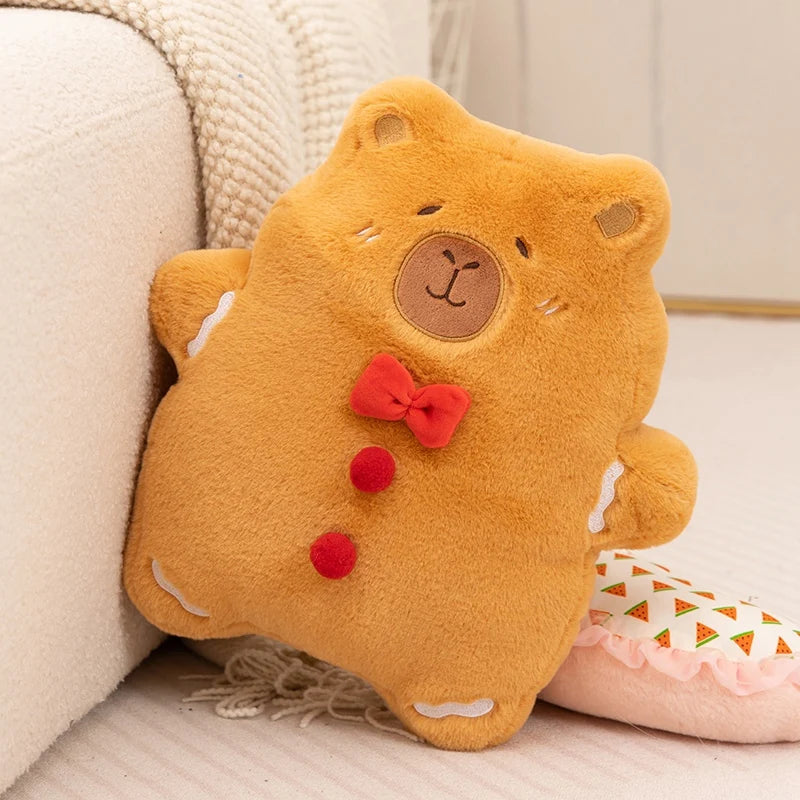 Capybara Gingerbread Cookie Christmas Plush
