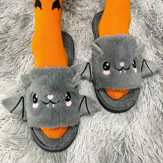 Halloween Bat Slippers