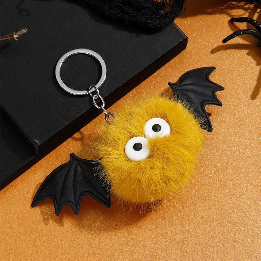 Halloween Bat Soot Sprite Keychain Plush