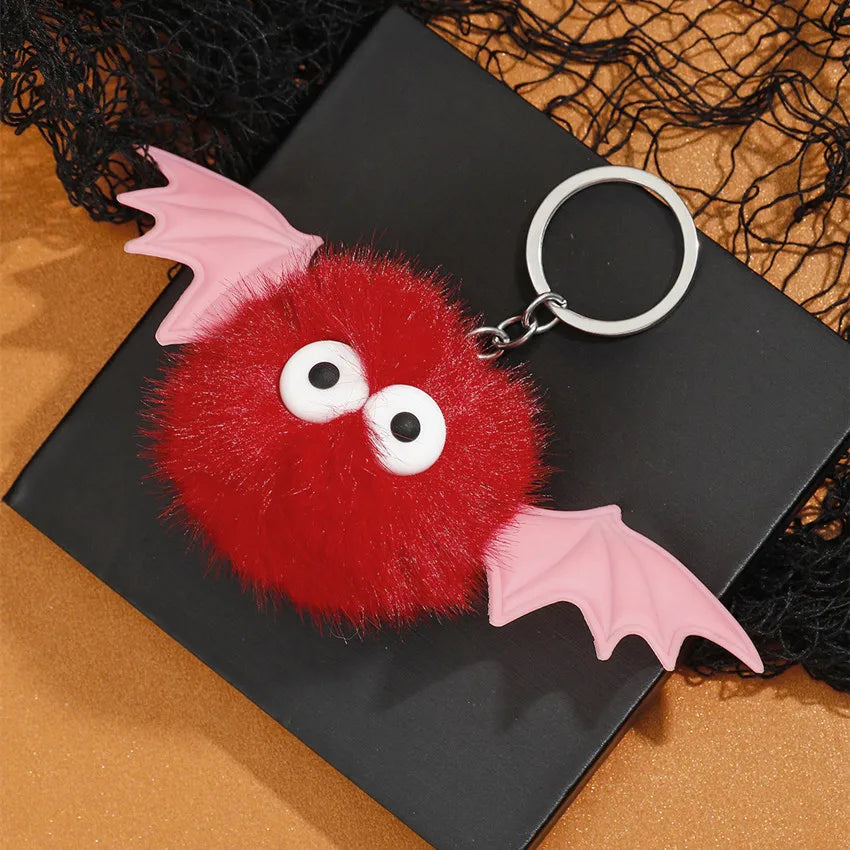 Halloween Bat Soot Sprite Keychain Plush
