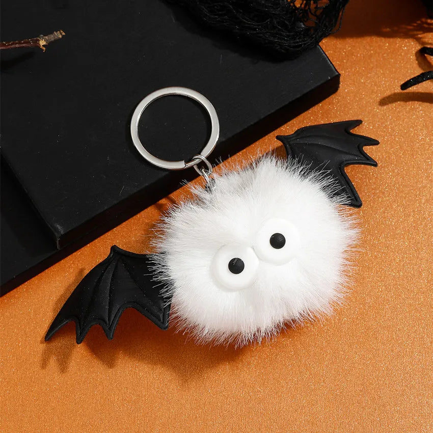 Halloween Bat Soot Sprite Keychain Plush