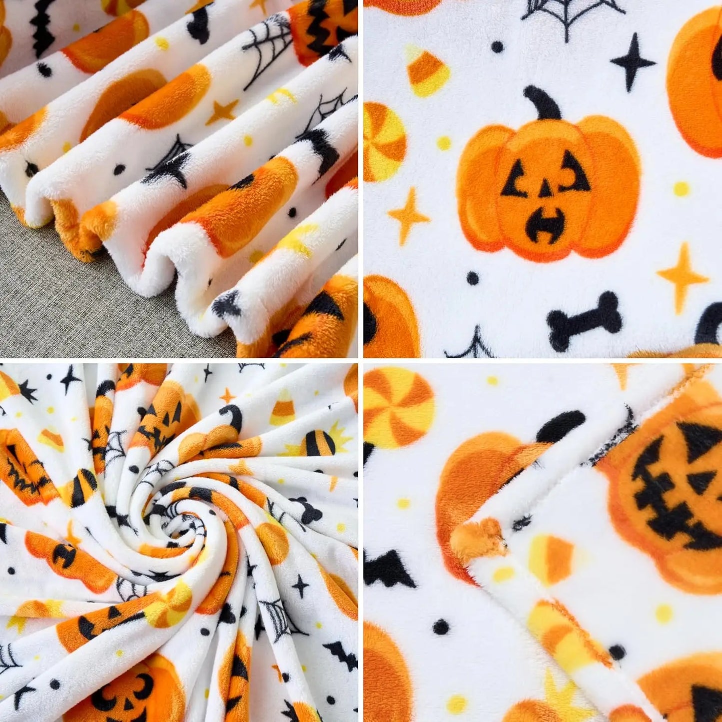 Halloween Throw Fleece Blanket