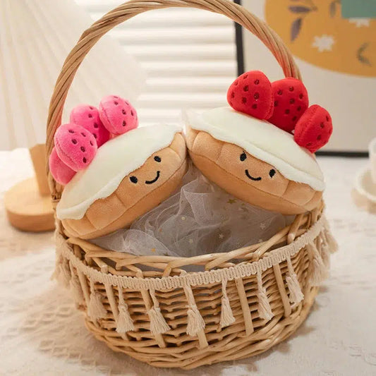 Strawberries & Cream Pastry Plush