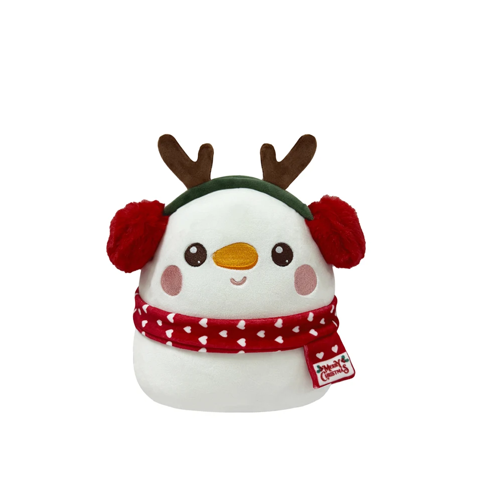 Christmas Reindeer Capybara Snowman Plush