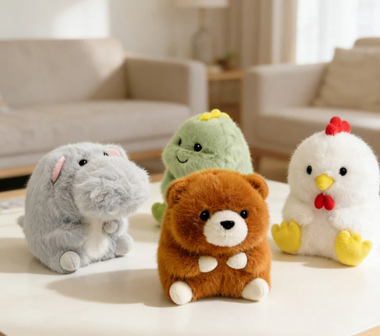 Cute Sitting Animal Plush