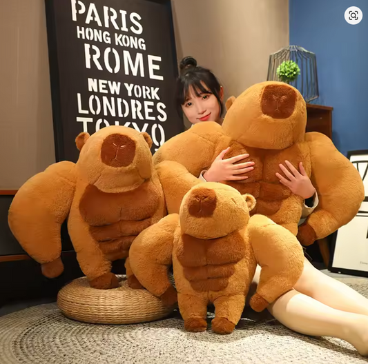 Capybara Muscle Plush