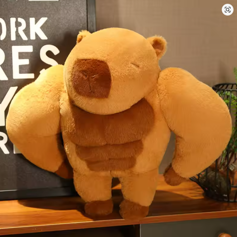 Capybara Muscle Plush