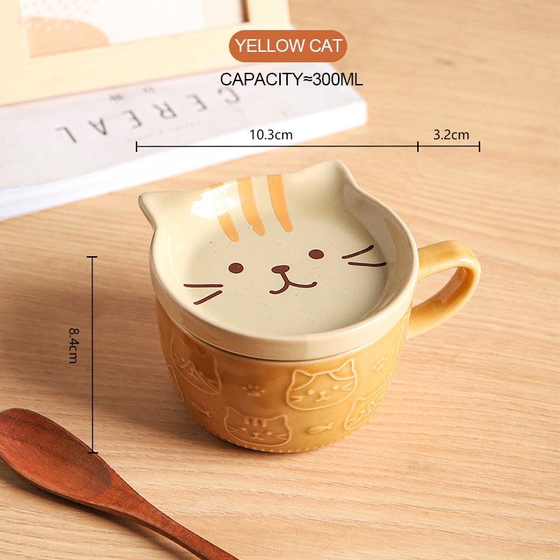 Animal Ceramic 2-in-1 Mug & Tray Lid