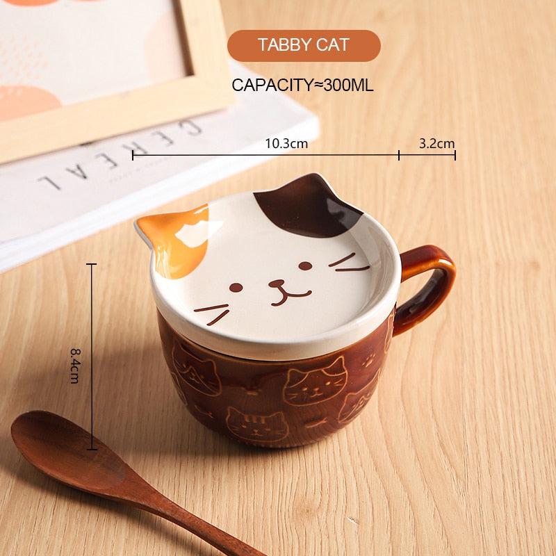 Animal Ceramic 2-in-1 Mug & Tray Lid