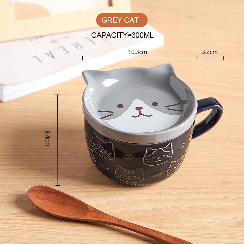 Animal Ceramic 2-in-1 Mug & Tray Lid