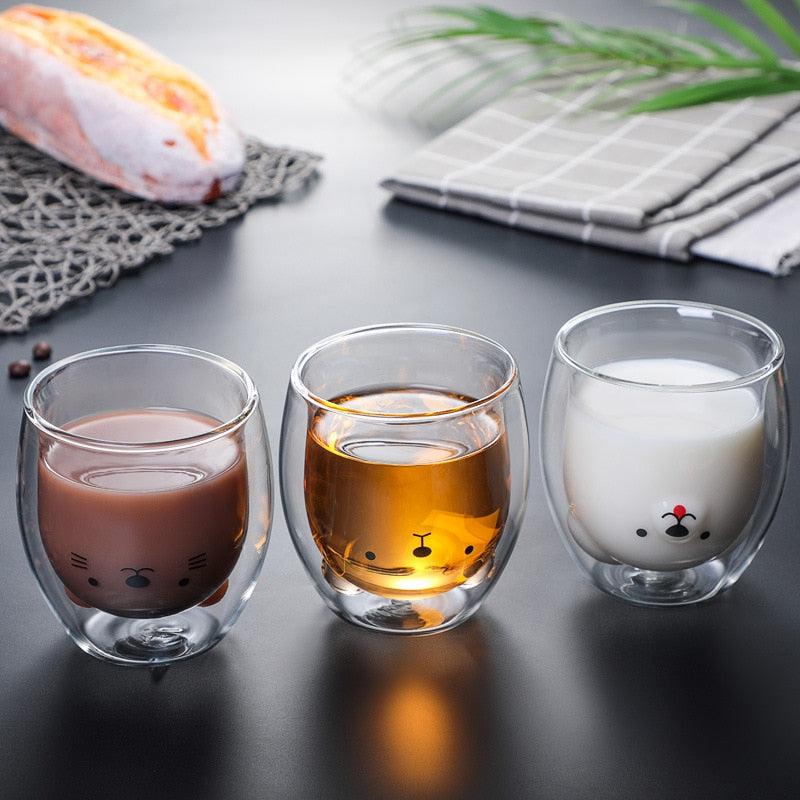 Animal Double Wall Mug