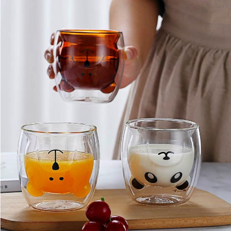 Animal Double Wall Mug