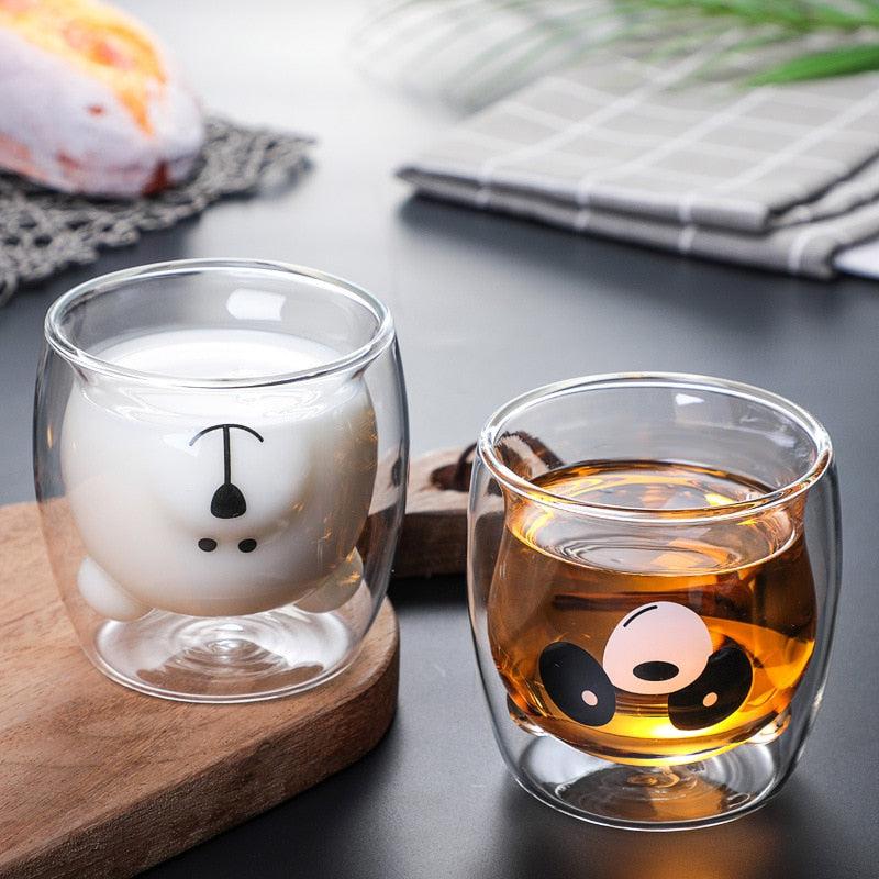 Animal Double Wall Mug